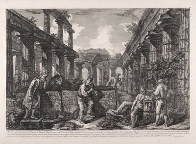 Frontispice, uit Verschillende Zichten van door Giovanni Battista Piranesi