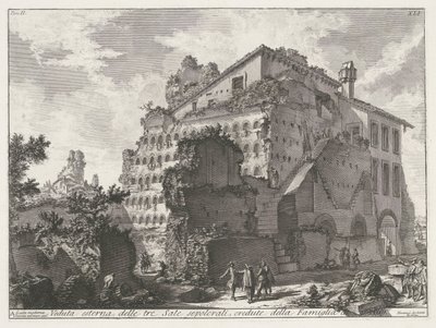 Graftombe van familie van keizer Augustus door Giovanni Battista Piranesi