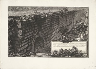 Muurconstructie door Giovanni Battista Piranesi