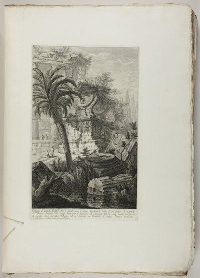 Diverse werken van architectuur; Verzameling van enkele tekeningen van Barberi da Cento bekend als Il Guercino door Giovanni Battista Piranesi