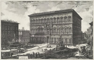 Palazzo Farnese te Rome door Giovanni Battista Piranesi