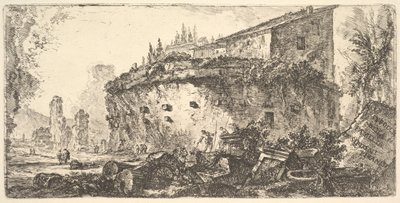 Graf van de Scipios Sepolcro della famiglia de Scipioni, ca. 1748 door Giovanni Battista Piranesi