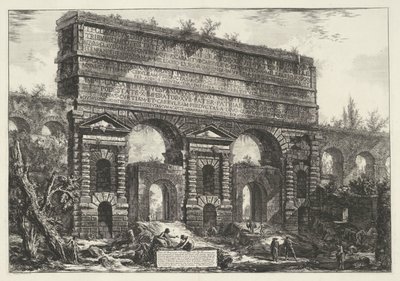 Porta Maggiore te Rome door Giovanni Battista Piranesi