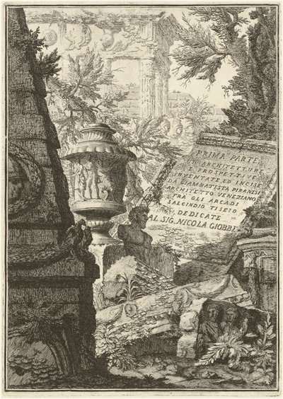 Eerste Editie, Derde Uitgave door Giovanni Battista Piranesi