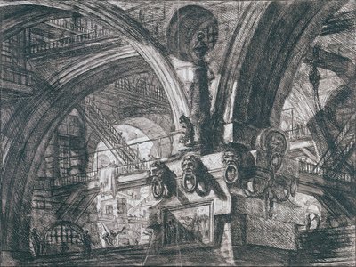 Gevangenis door Giovanni-Battista Piranesi