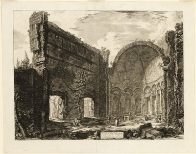 Resten van een kamer behorend bij het Praetoriaanse Fort in Hadrian