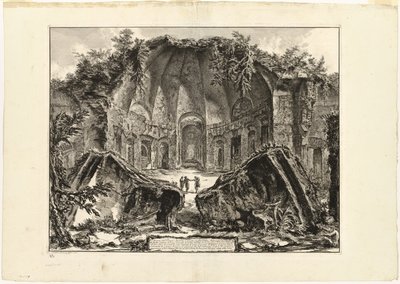 Overblijfselen van de tempel van de god Canopus in Hadrianus