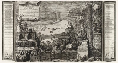 Scenographia Campi Martii, pagina uit Il Campo Marzio dell