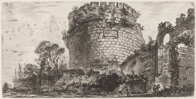 Graf van Metella genaamd Capo di Bove door Giovanni Battista Piranesi
