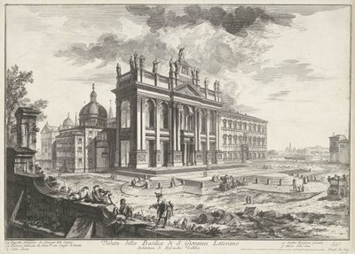 Sint-Jan van Lateranen te Rome door Giovanni Battista Piranesi