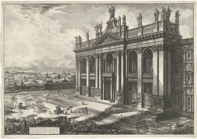 Sint-Jan van Lateranen te Rome door Giovanni Battista Piranesi