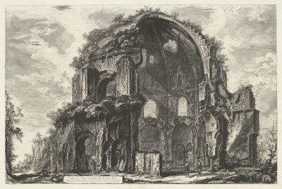 Tempel van Minerva Medica te Rome door Giovanni Battista Piranesi