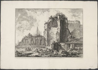 Tempel van Venus en Roma te Rome door Giovanni Battista Piranesi