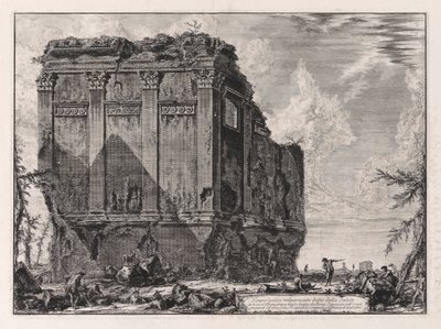 Tempio antico volgarmente detto della Salute su la Via d door Giovanni Battista Piranesi