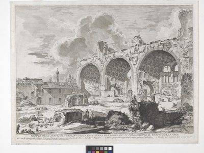 De Basiliek Van Constantijn door Giovanni Battista Piranesi