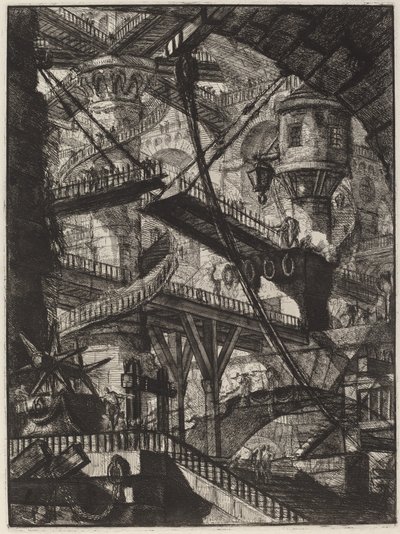 De Ophaalbrug door Giovanni Battista Piranesi