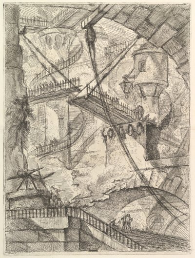 De ophaalbrug, uit Carceri d