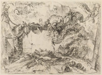 De Monumentale Tablet door Giovanni Battista Piranesi