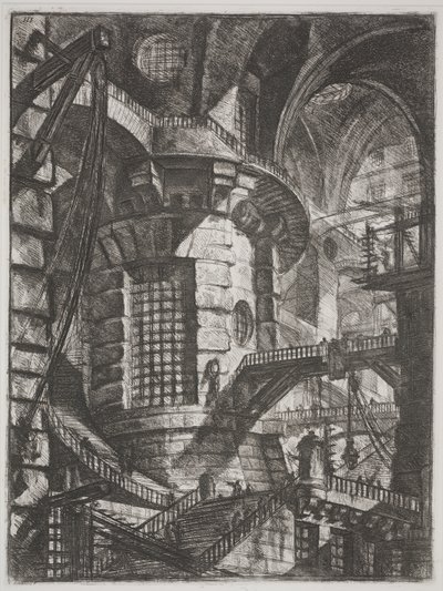 De ronde toren, c.1761 door Giovanni Battista Piranesi
