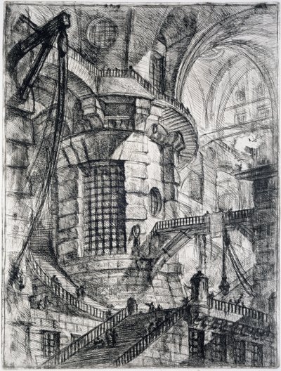 De Ronde Toren, plaat III uit Carceri d
