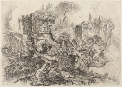 Het graf van Nero door Giovanni Battista Piranesi