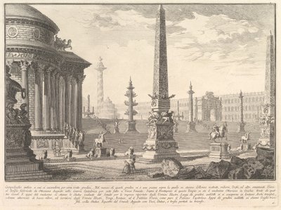 Het oude Capitool beklommen door ongeveer honderd treden . . . Campidoglio ant..., ca. 1750 door Giovanni Battista Piranesi