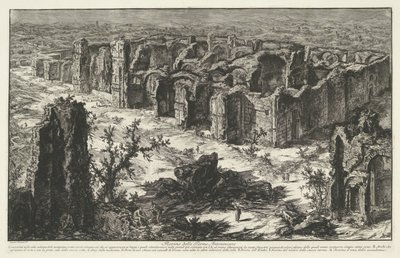 Thermen van Caracalla te Rome door Giovanni Battista Piranesi