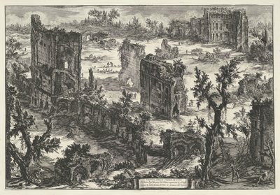 Thermen van Trajanus te Rome door Giovanni Battista Piranesi