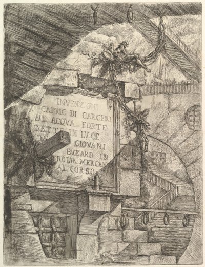 Titelpagina, uit Carceri d