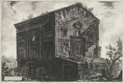 Tombe van Aspasia Annia Regilla te Rome door Giovanni Battista Piranesi