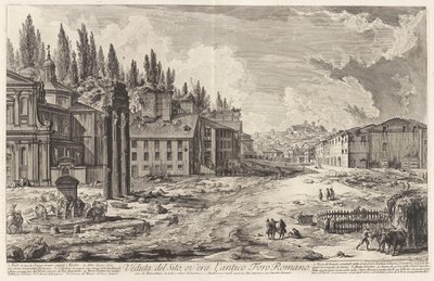 Veduta del Sito, ov door Giovanni Battista Piranesi