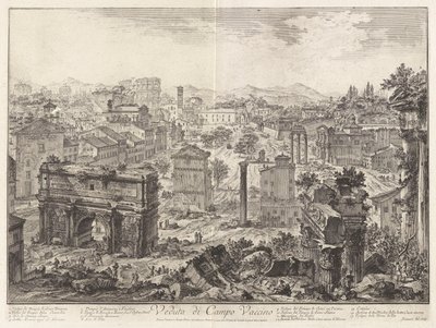 Veduta di Campo Vaccino door Giovanni Battista Piranesi