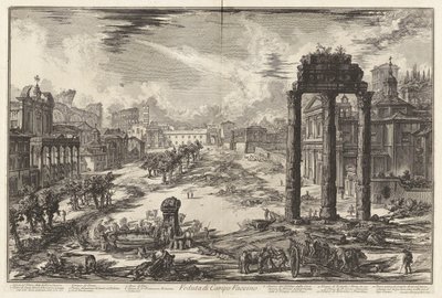 Veduta di Campo Vaccino door Giovanni Battista Piranesi