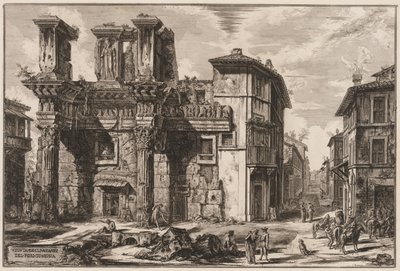Gezichten op Rome: Forum van Nerva door Giovanni Battista Piranesi