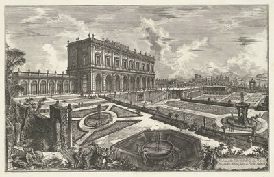 Villa Albani te Rome door Giovanni Battista Piranesi