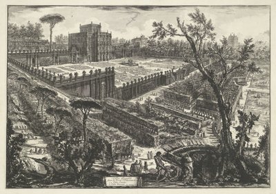 Villa Doria Pamphili te Rome door Giovanni Battista Piranesi