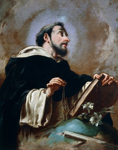 Sint Dominicus door Giovanni Battista Pittoni
