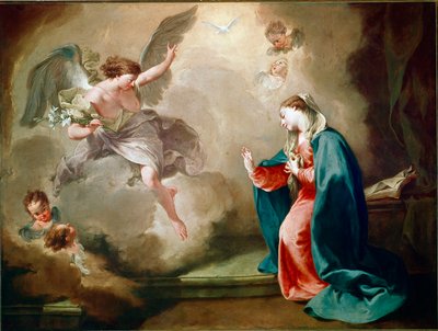 De Annunciatie door Giovanni Battista Pittoni