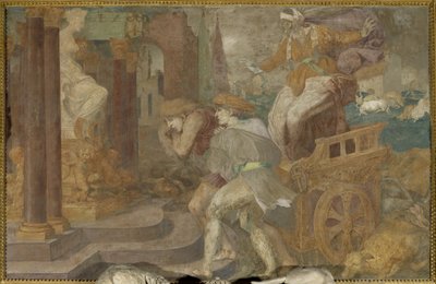 Cleobis en Biton door Giovanni Battista Rosso Fiorentino