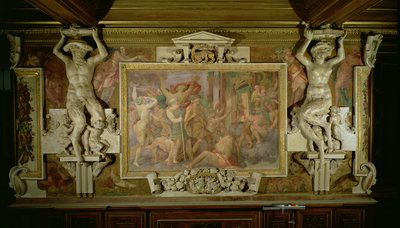 Jacht op onwetendheid (detail) door Giovanni Battista Rosso Fiorentino