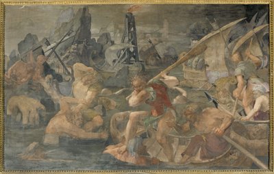 Wraak van Nauplius door Giovanni Battista Rosso Fiorentino