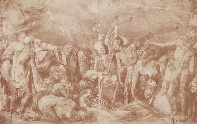 Studie van de levenden en de doden verzameld door Giovanni Battista Rosso Fiorentino