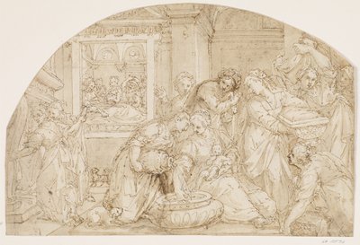 Geboorte van Maria door Giovanni Battista Rovere