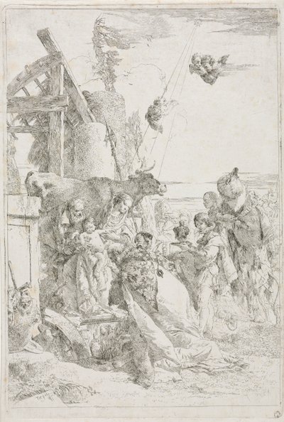 Aanbidding der Wijzen door Giovanni Battista Tiepolo