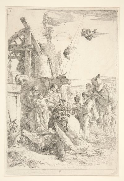 Aanbidding der Wijzen door Giovanni Battista Tiepolo