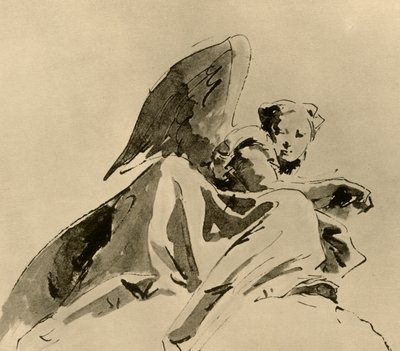 Engel, ca. 1753-1762, 1928 door Giovanni Battista Tiepolo