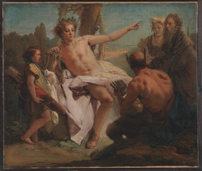 Apollo en Marsyas door Giovanni Battista Tiepolo