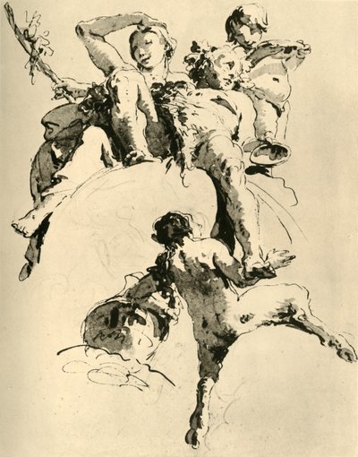 Bacchus en Ariadne door Giovanni Battista Tiepolo