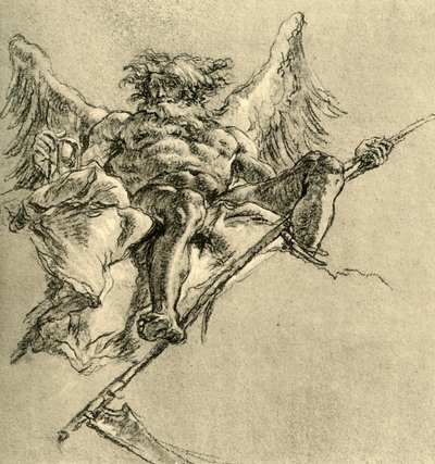 Chronos door Giovanni Battista Tiepolo