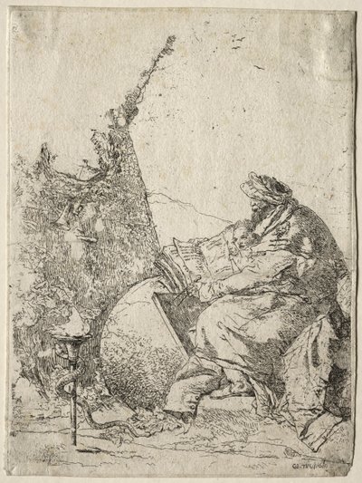 Fantasieën: De Filosoof door Giovanni Battista Tiepolo
